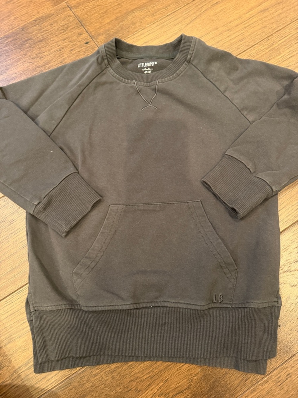 Little Bipsy Boy’s Black Crewneck Pullover Sweater Size 3-4T - C39-082 - Picture 4 of 6